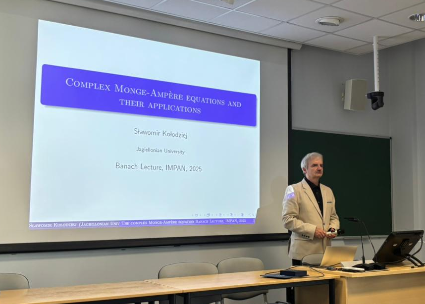 Prof. Sławomir Kołodziej laureate of the Stefan Banach Medal